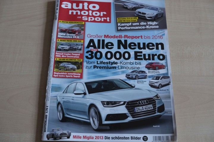 Deckblatt Auto Motor und Sport (12/2013)